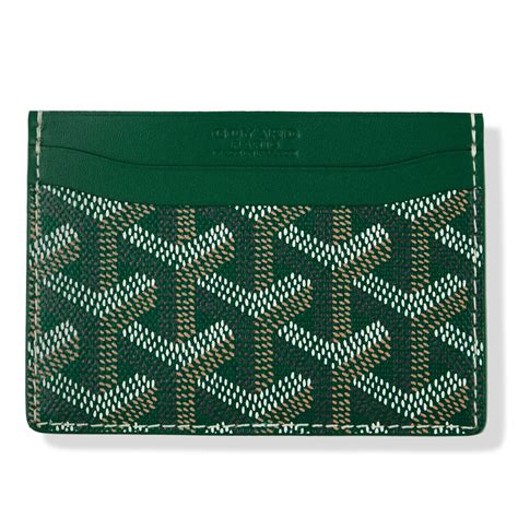 green goyard cardholder